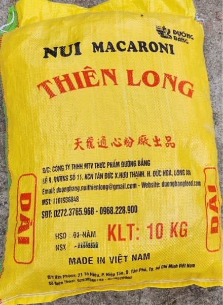 Nui dài vàng Thiên Long (10kg/bao)