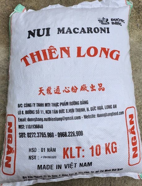 Nui ngắn trắng Thiên Long ( 10kg/bao)