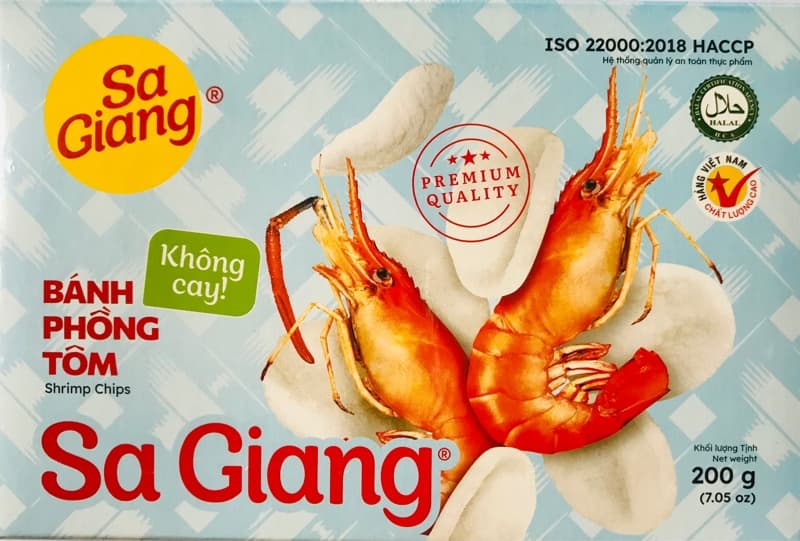 Bánh phồng tôm Sa Giang