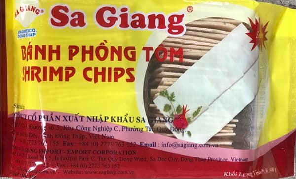 Bánh phồng tôm Vuông 400gr x 30 gói