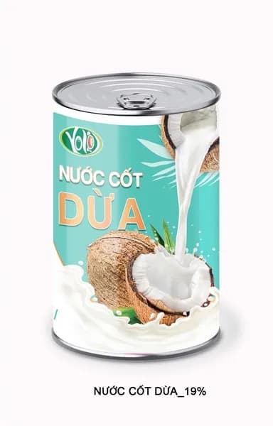 Nước cốt dừa Yolo 400ml 19 ( 6 lon/lốc )