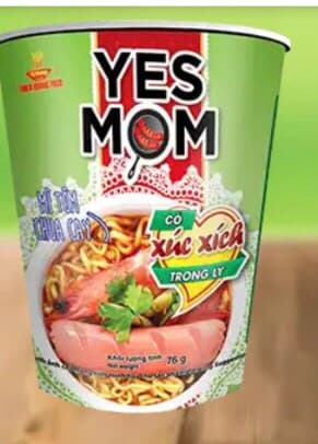 Mì ly Yes Mom - TCC) (24ly/thùng)