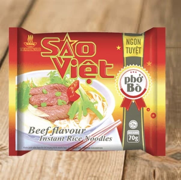 Phở Bò Sao Việt 70gr/18 gói