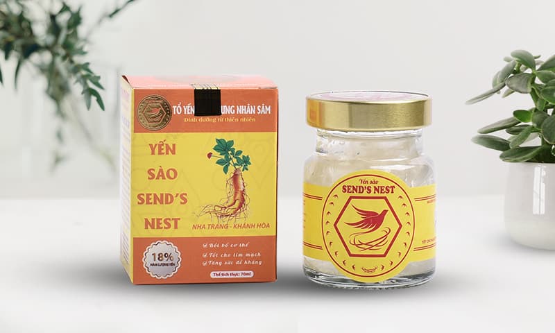 Yến Sào Chưng Nhân Sâm ( hộp )